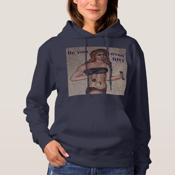 Funny Do you even lift? Sis - Woman Strength Hoodie